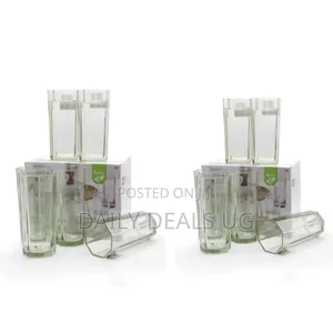 6 Pieces of Water/Juice Glasses - Green