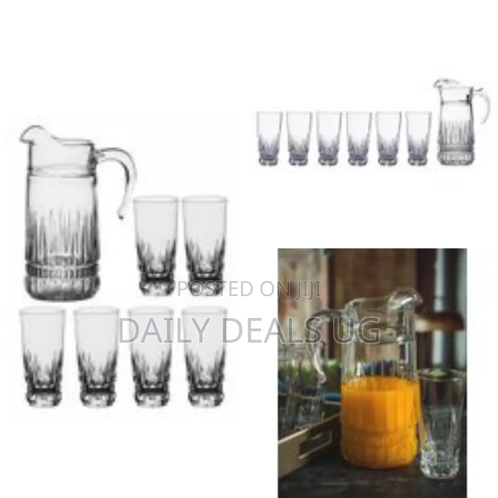 Luminarc Glass Imperator Drink Water and Juice Beverage Set of 6 Piece