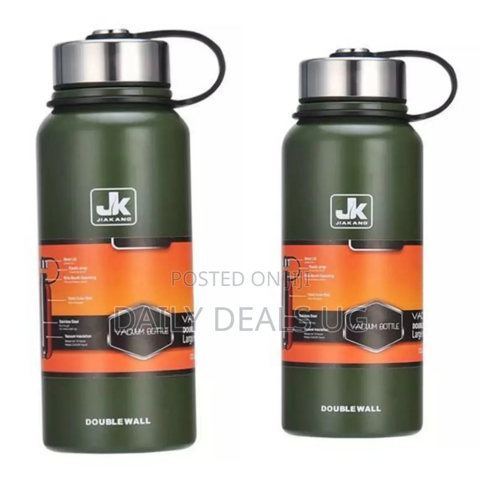 Jk Imaging 1500ml Portable Stainless Steel Vacuum Flask Cup Thermo