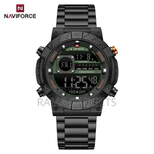 Naviforce Nf9241s Steel Strap Sports Digital Watch