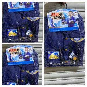 Kids Pilot In Command Costume Set
