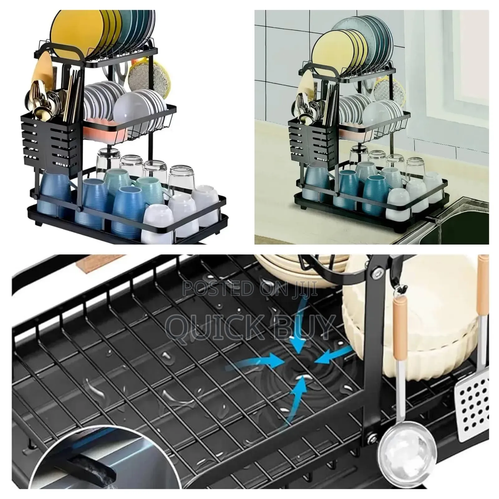 Dish Drying Rack Over the Sink, Multi-Tier