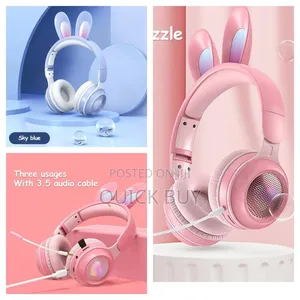 Rabbit Wireless Headphones – Luminous Fun With Adjustable Comfort
