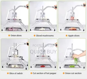 Commercial Vertical Heavy-Duty Hotel Vegetables Cutter Slicer