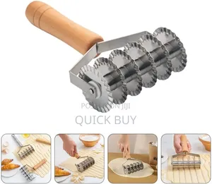 Stainless Steel Noodle Cutter Duddies and Pastry Roller Cutter