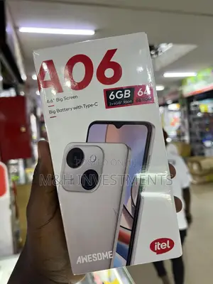 New Itel A06 64 GB Black
