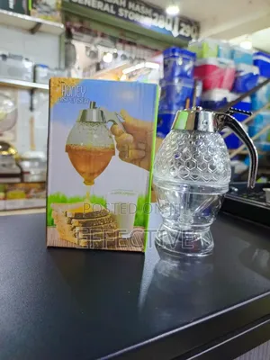 Transparent Acrylic Honey Dispenser Bottle
