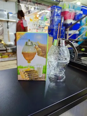 Transparent Acrylic Honey Dispenser Bottle