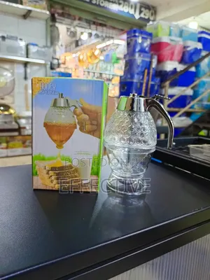 Transparent Acrylic Honey Dispenser Bottle