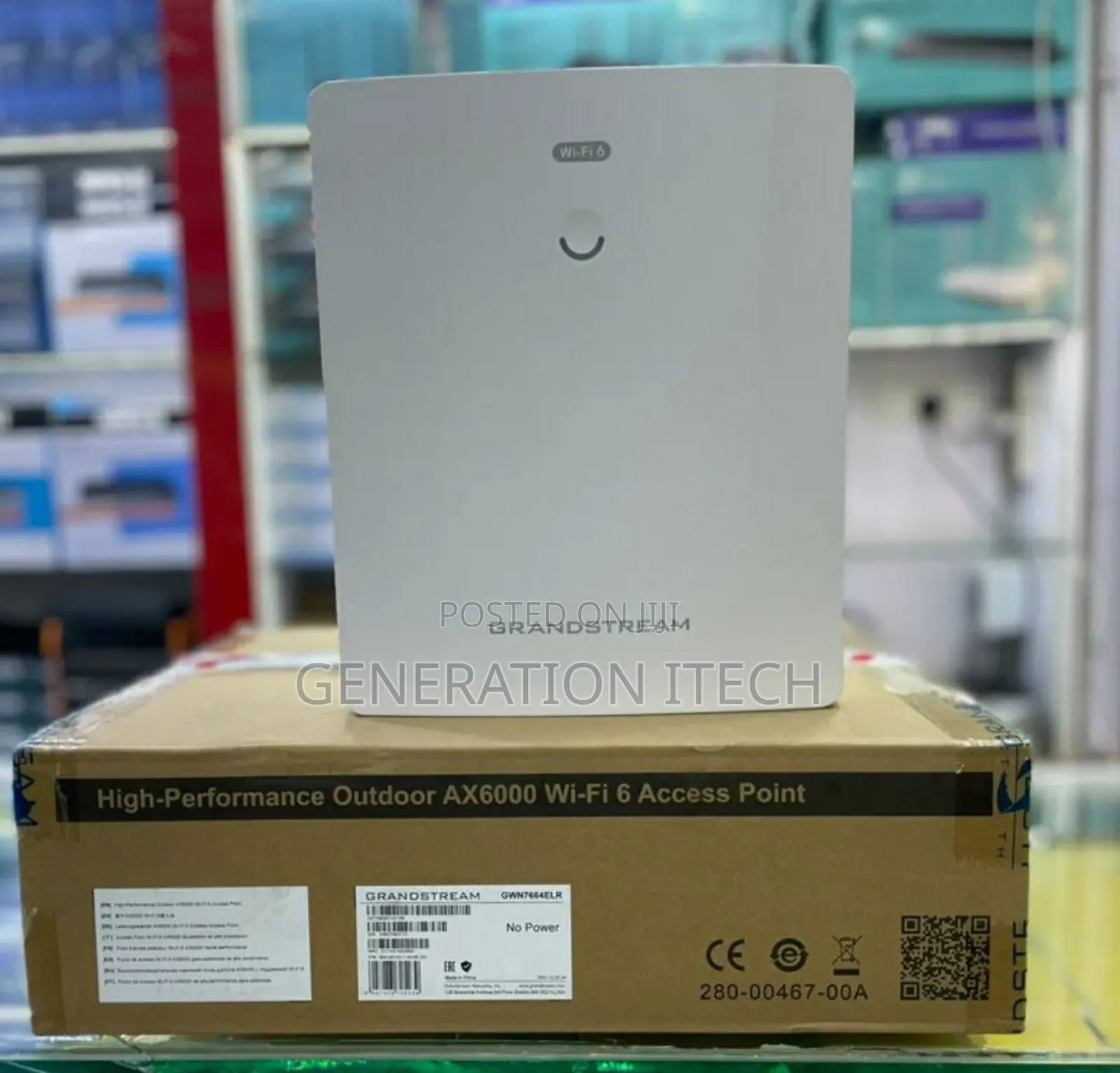 Grand Stream Access Point- High Performance Long Range  Wifi 6- Gwn766