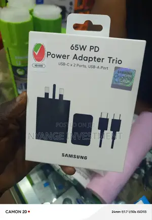 65w Samsung Adapter. C-C Charger and Adapter