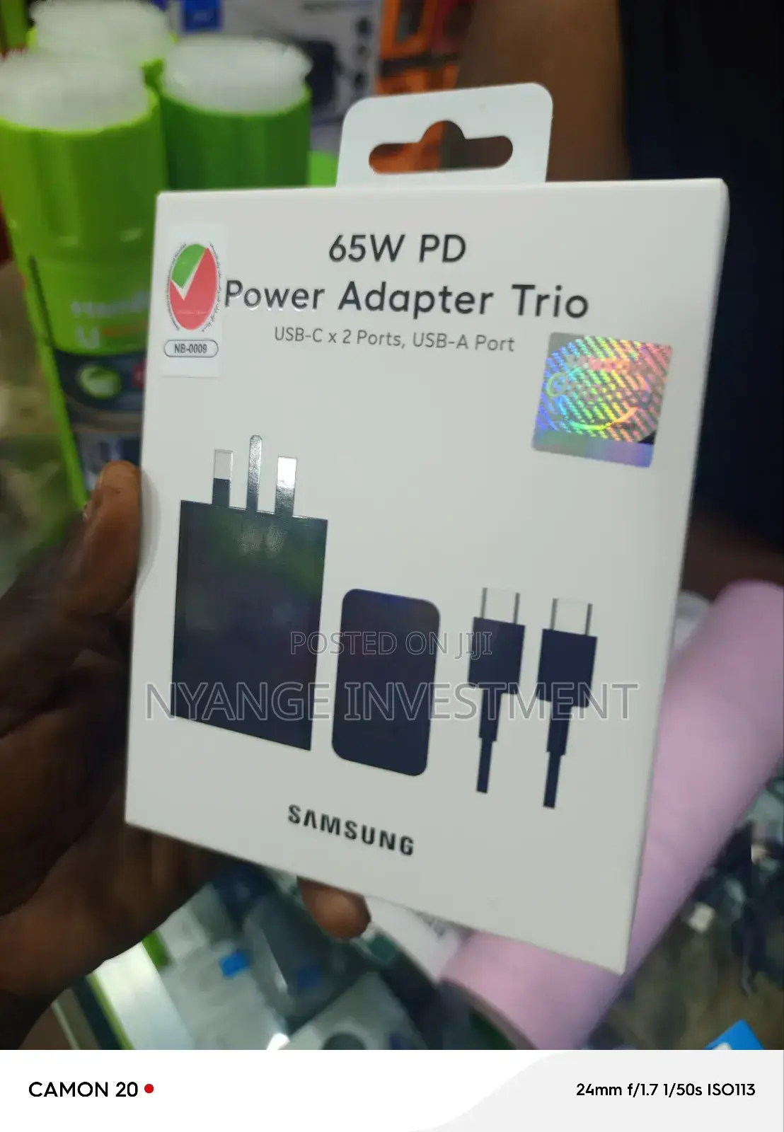 65w Samsung Adapter. C-C Charger and Adapter