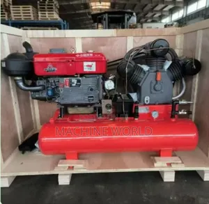 Double Tank Compressor With Diesel Engine
