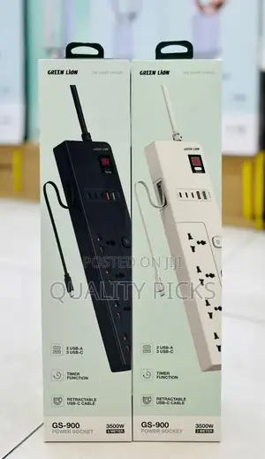 Green Extension Power Cable