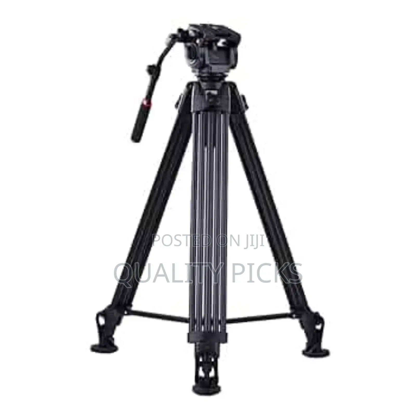 Professional Video Camera Tripod+Fluid Head And Carry Case.