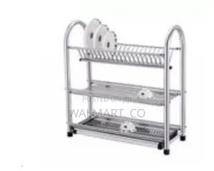 3 Tier Dish Drying Rack Stainless Steel Storage Stand