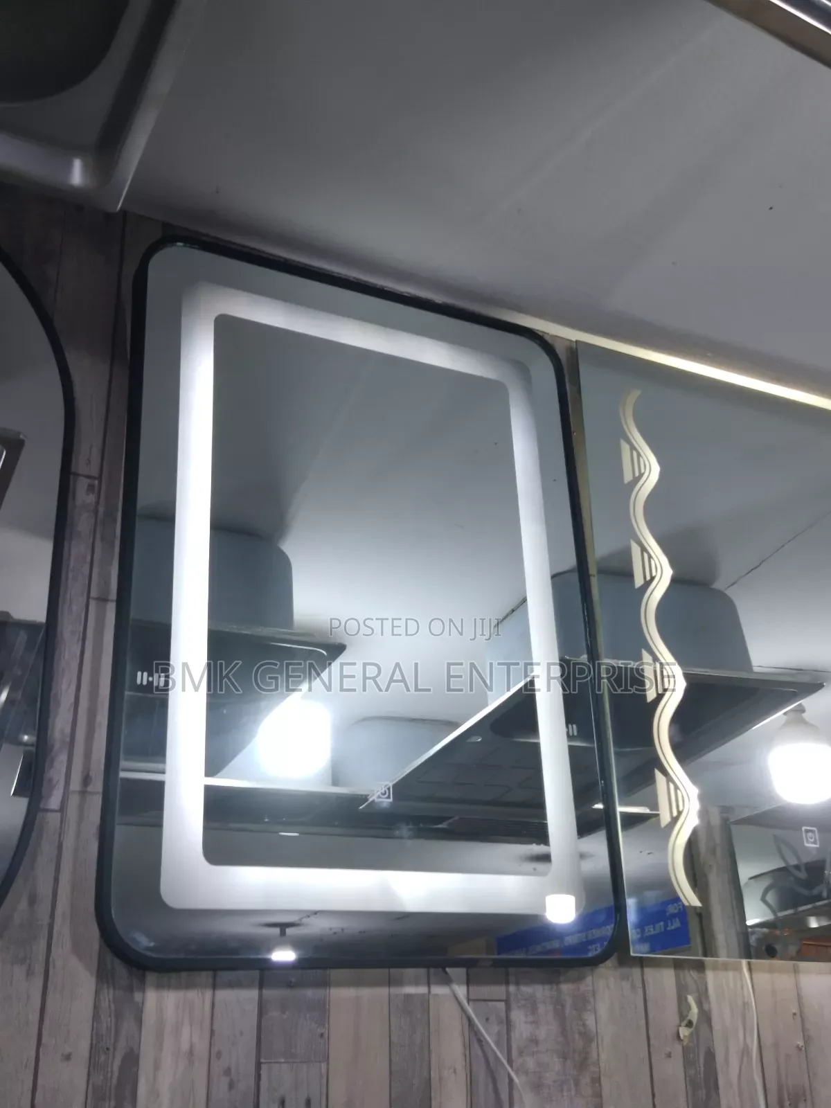 Mirrors With Light in Different Shapes