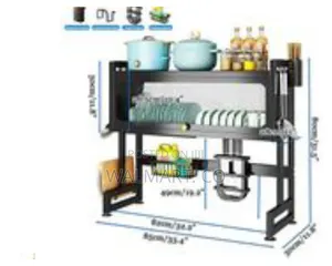 Over the Sink Dish Drying Rack Dish Drainer