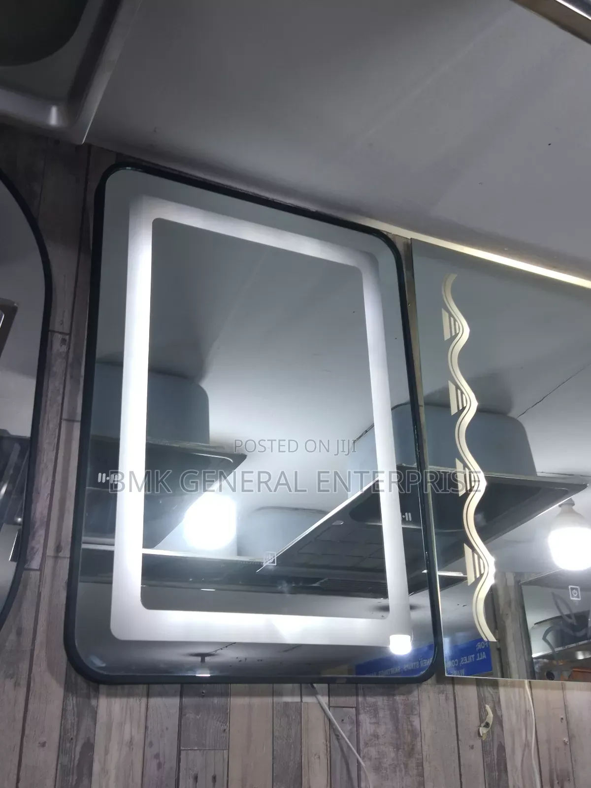Mirrors With Light in Different Shapes