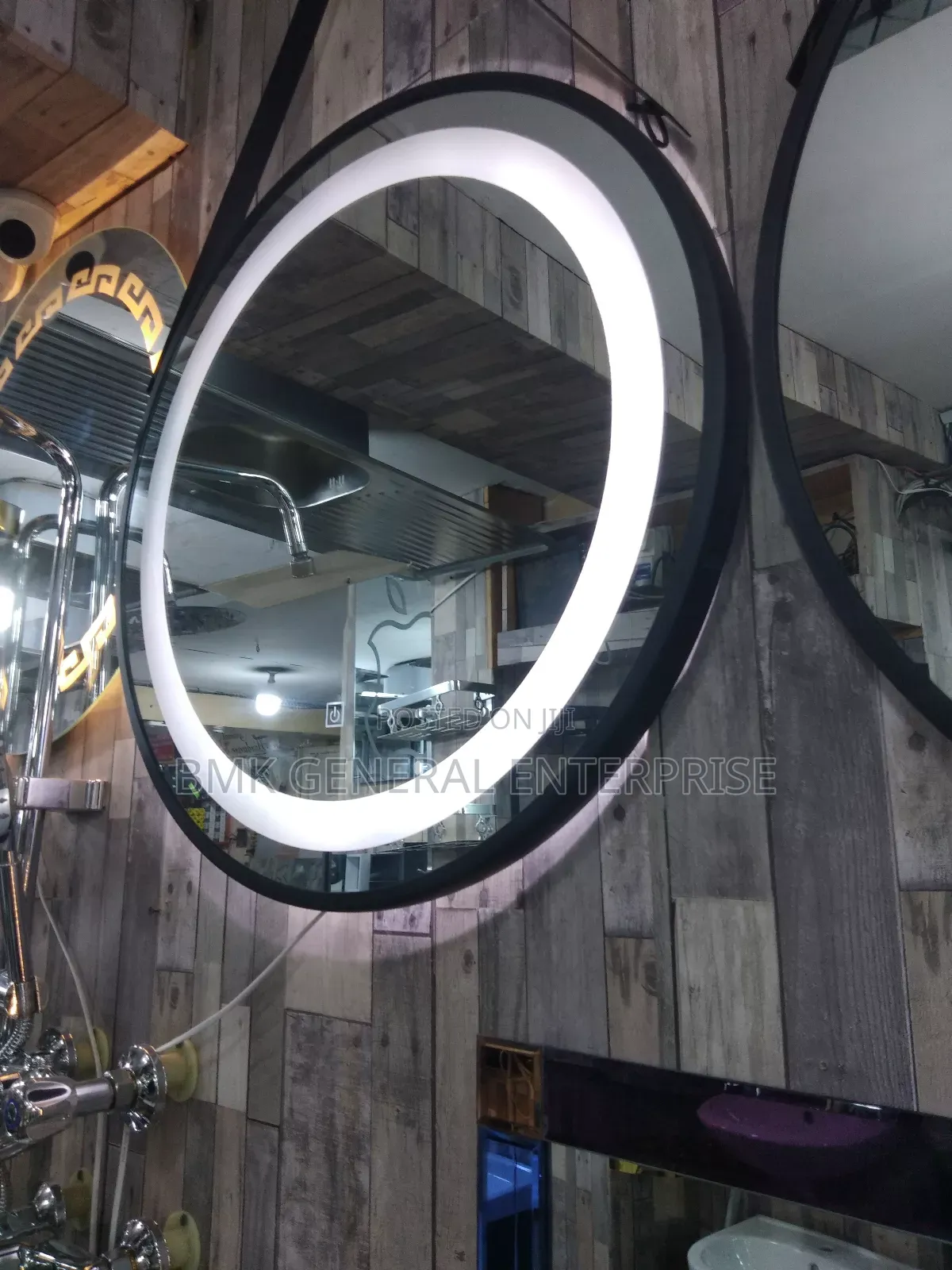 Mirrors With Light in Different Shapes