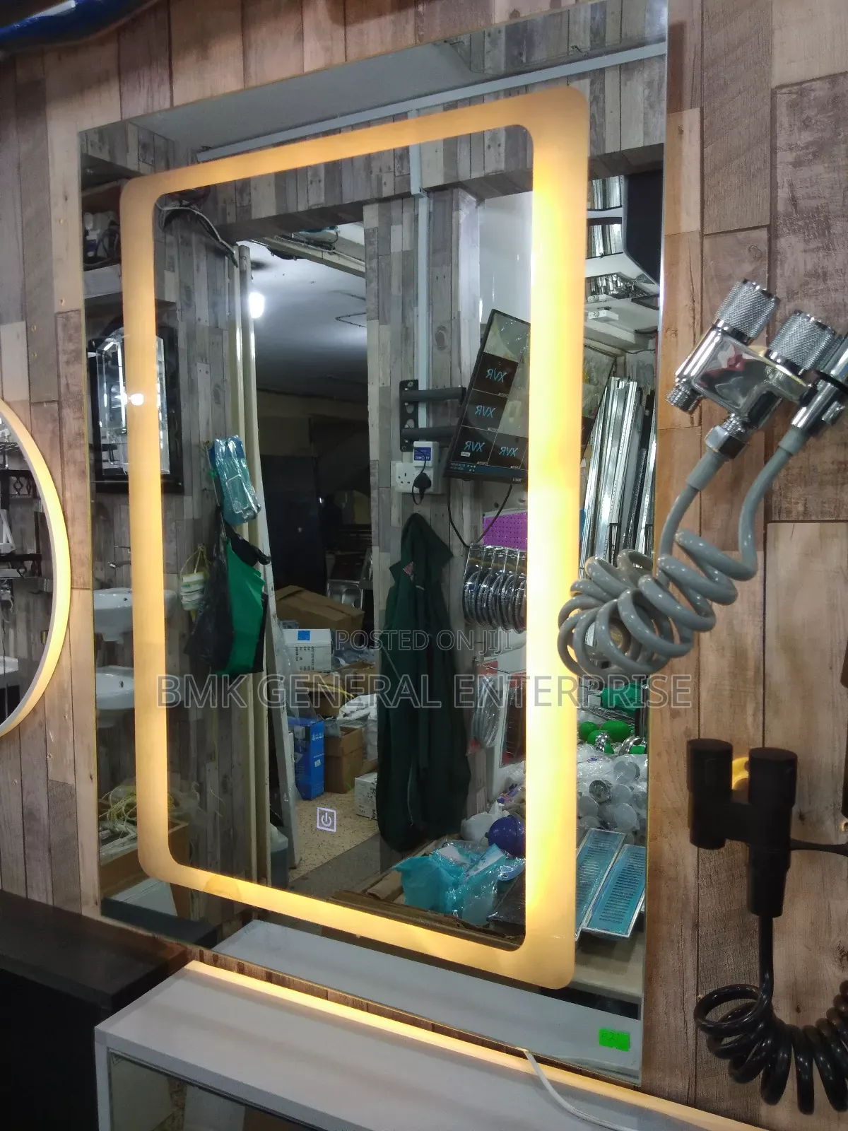 Mirrors With Light in Different Shapes