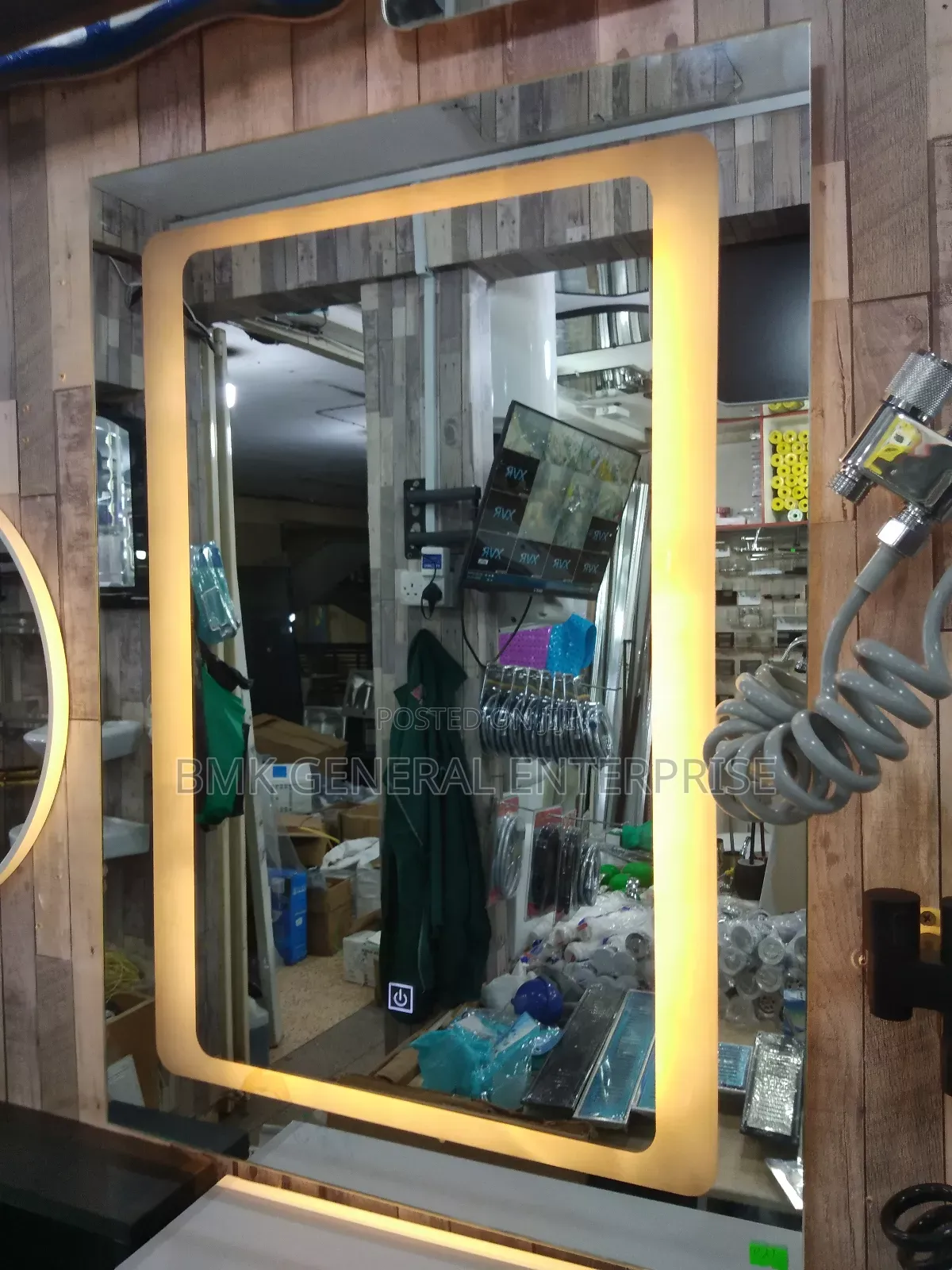 Mirrors With Light in Different Shapes