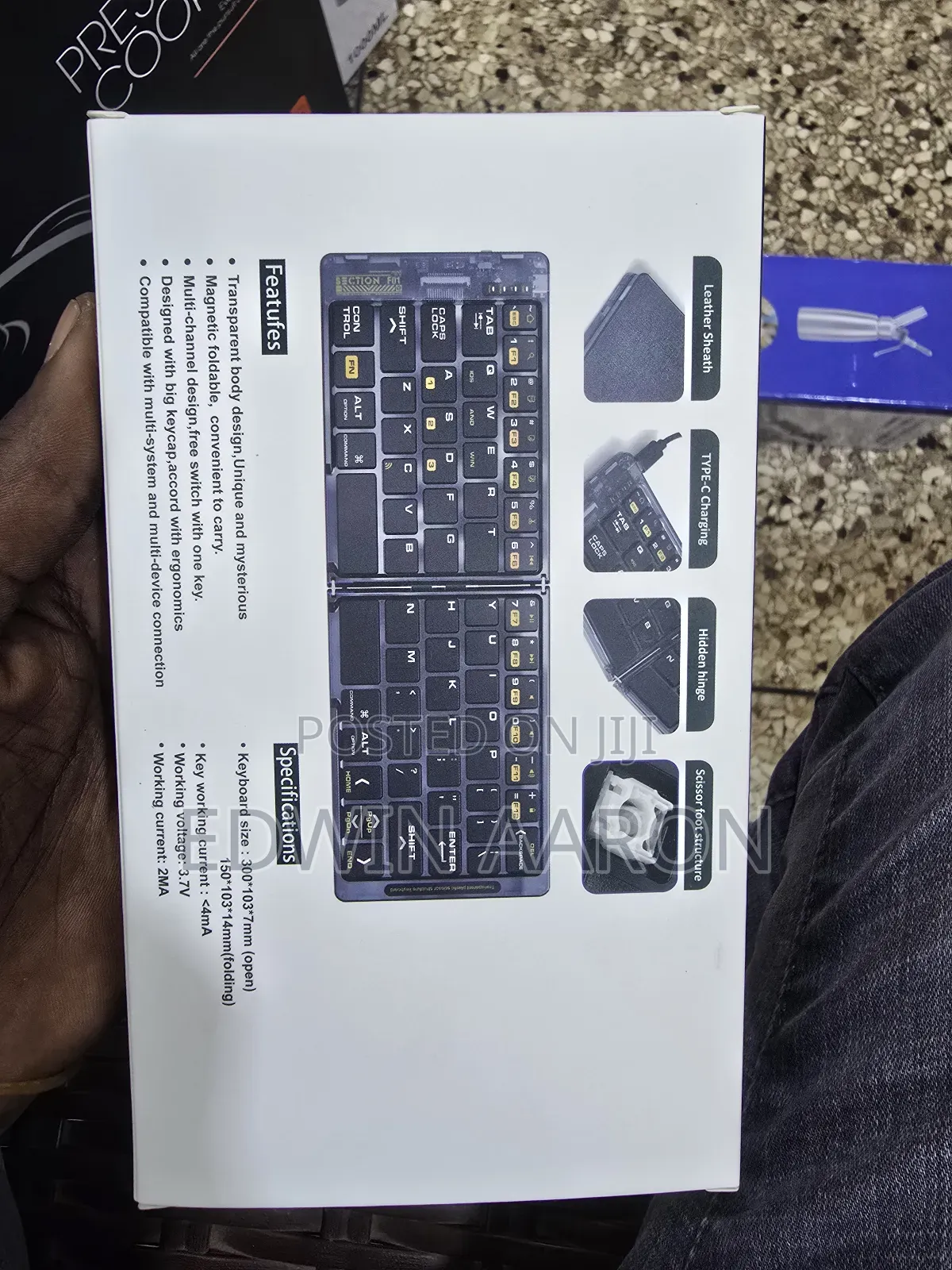 Foldable Magnetic Keyboard