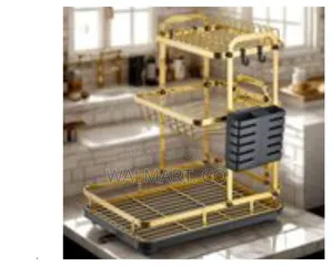 Kitchen Shelf Counter 3 Tier Detachable Dish Drying Rack Organizer