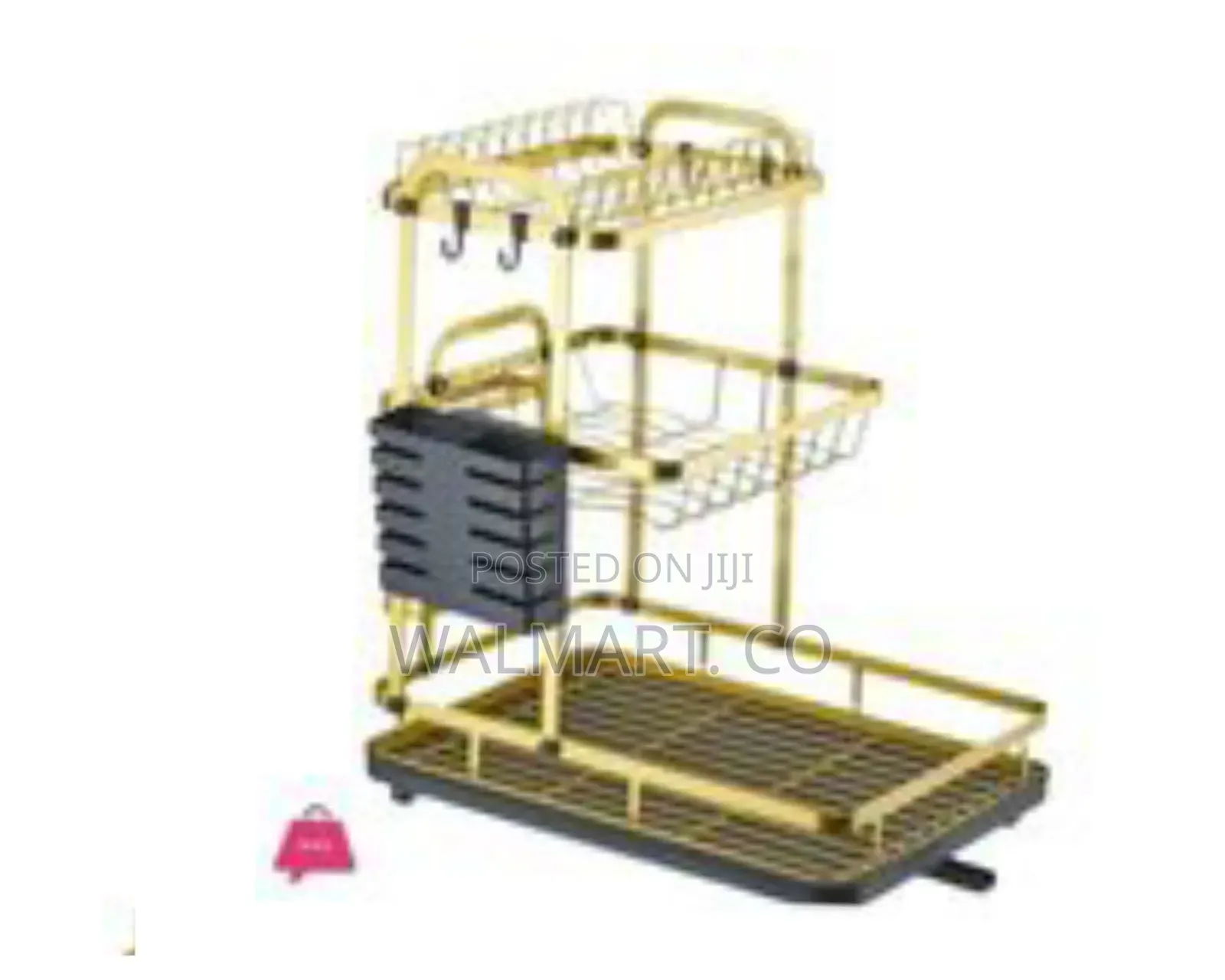 Kitchen Shelf Counter 3 Tier Detachable Dish Drying Rack Organizer