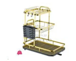 Kitchen Shelf Counter 3 Tier Detachable Dish Drying Rack Organizer