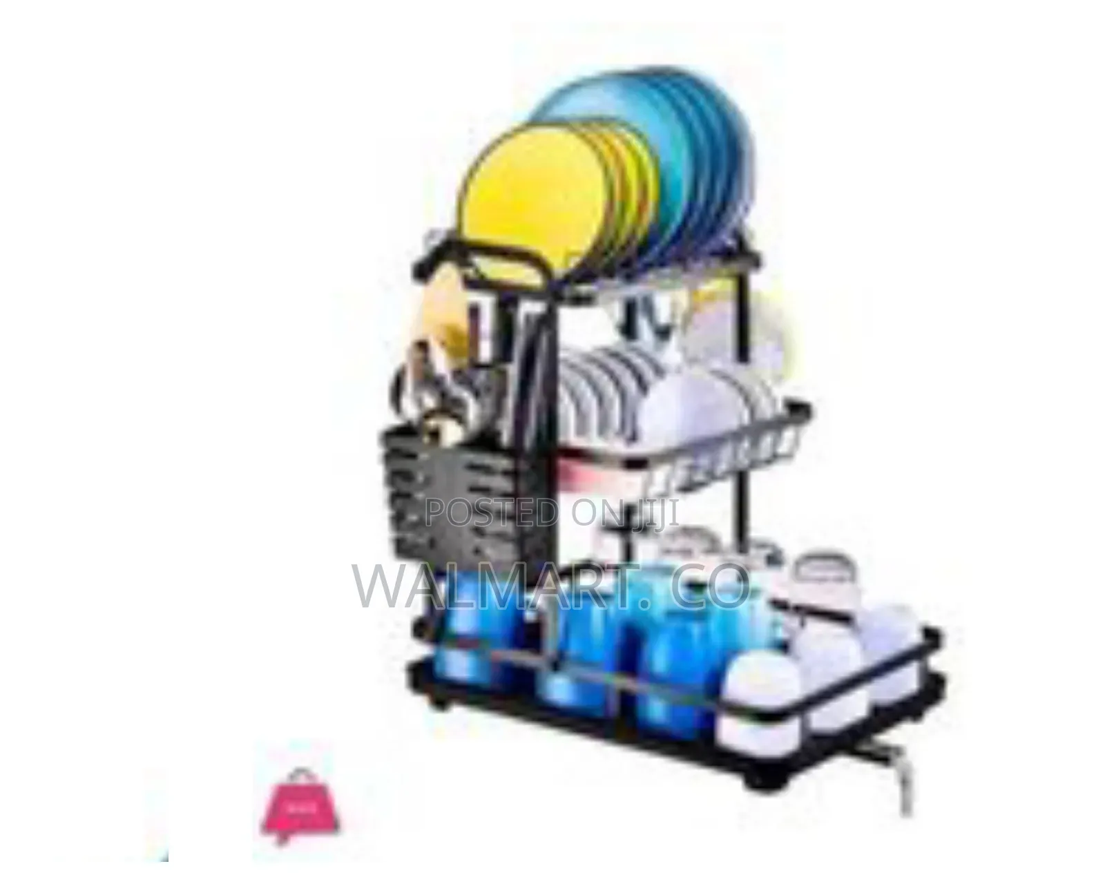 Kitchen Shelf Counter 3 Tier Detachable Dish Drying Rack Organizer