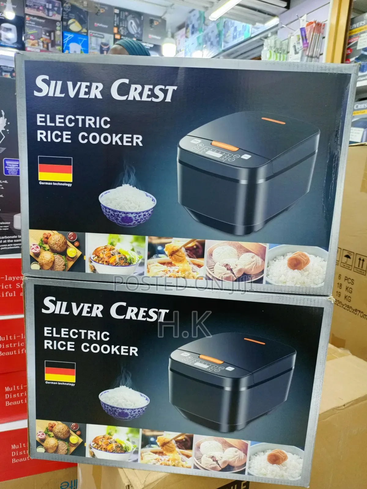 Silver Crest Electric Rice Cooker.