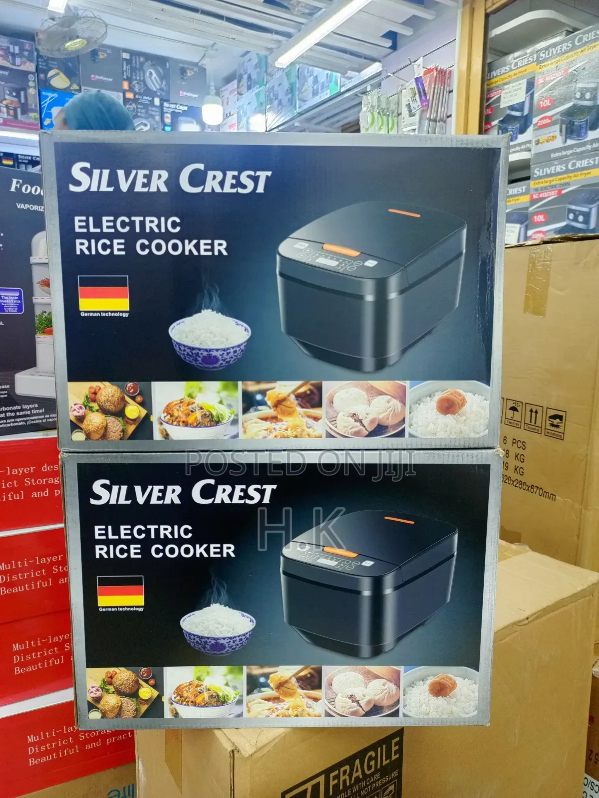 Silver Crest Electric Rice Cooker.