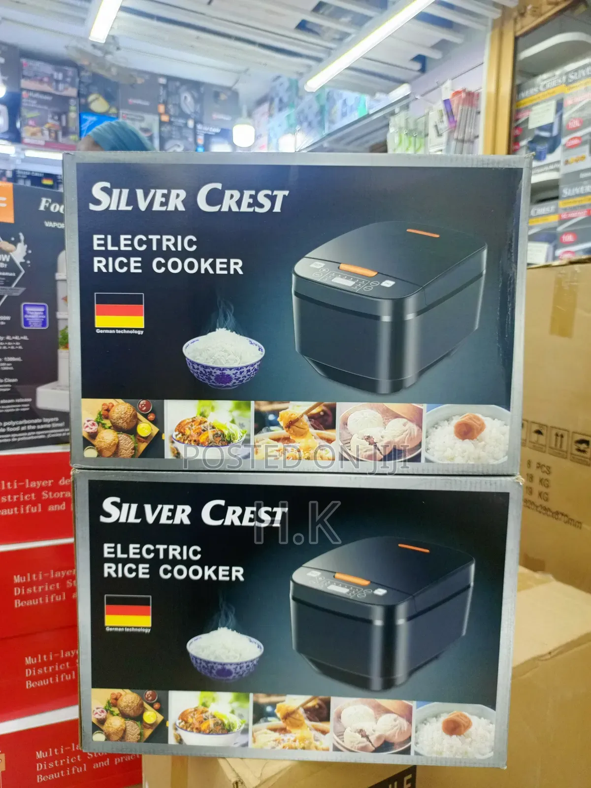 Silver Crest Electric Rice Cooker.