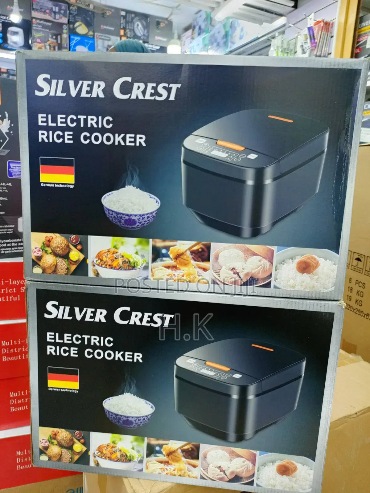 Silver Crest Electric Rice Cooker.