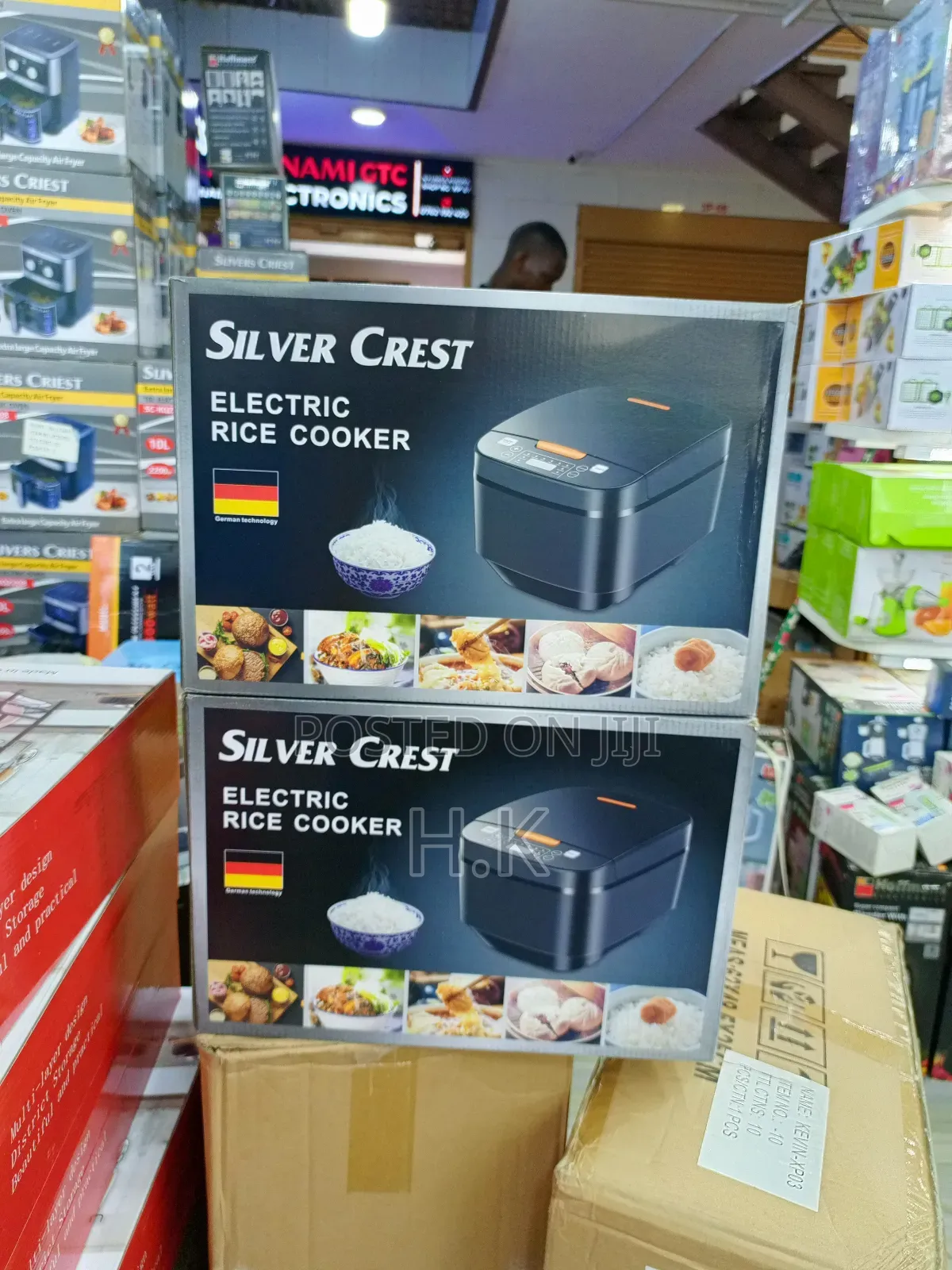 Silver Crest Electric Rice Cooker.