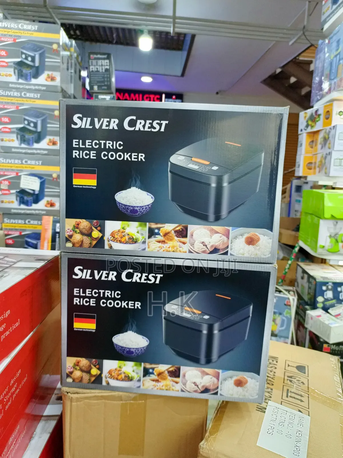 Silver Crest Electric Rice Cooker.