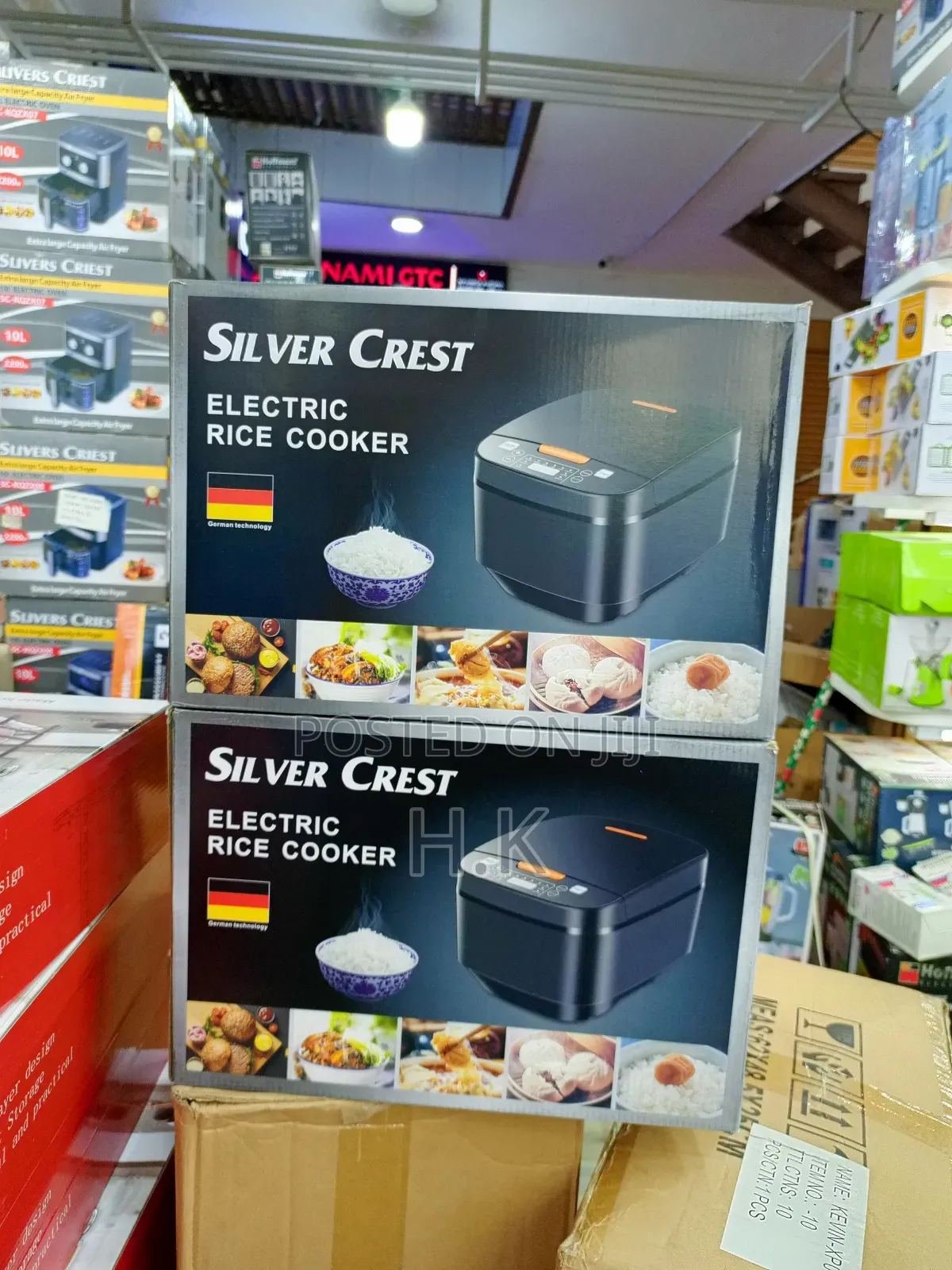 Silver Crest Electric Rice Cooker.