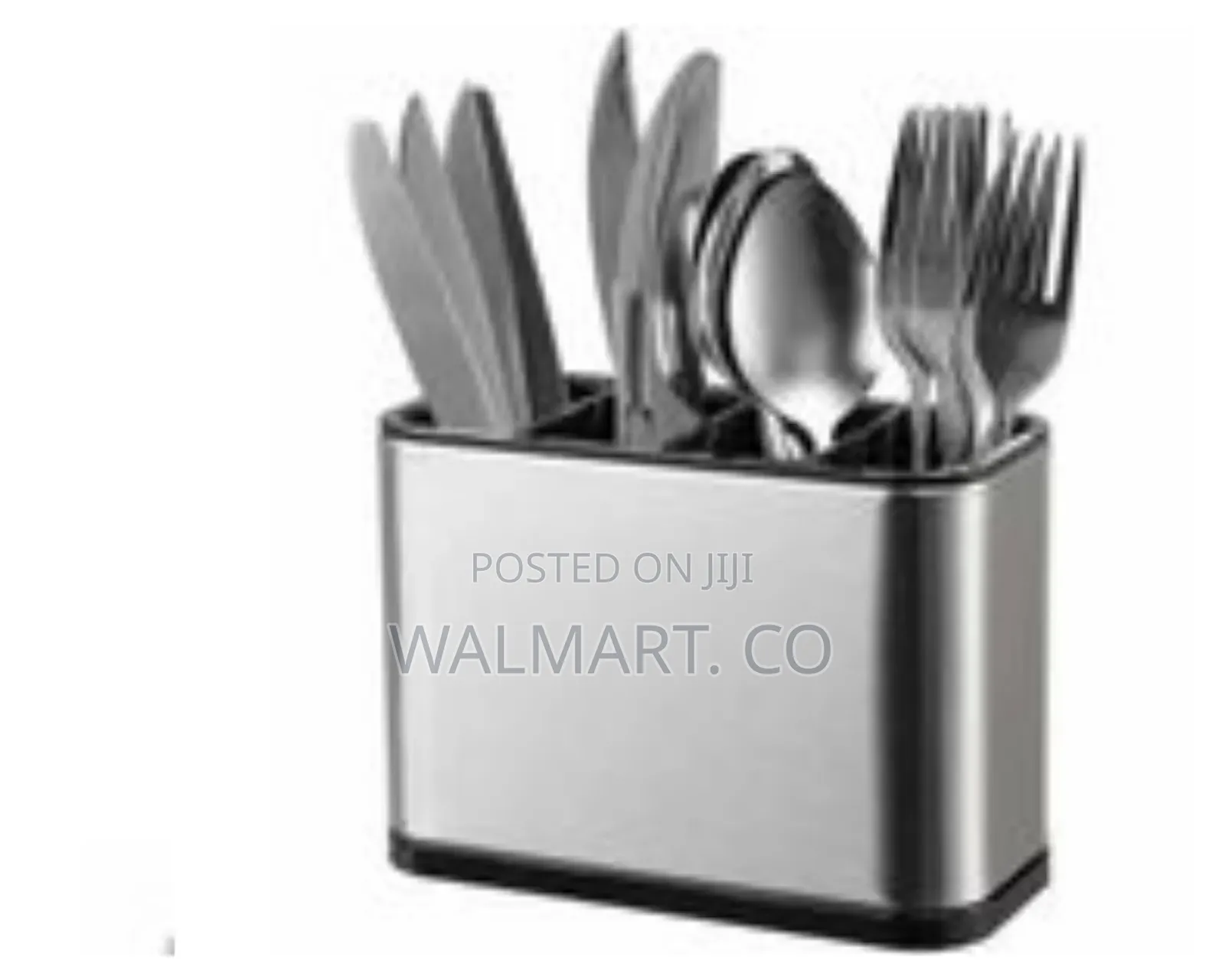 Kitchen Utensil Holder Rustproof Stainless Steel Flatware Cutlery