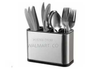 Kitchen Utensil Holder Rustproof Stainless Steel Flatware Cutlery