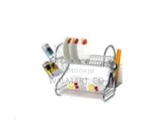 2 Tier Steel Plate Dish Draining Drying Rack