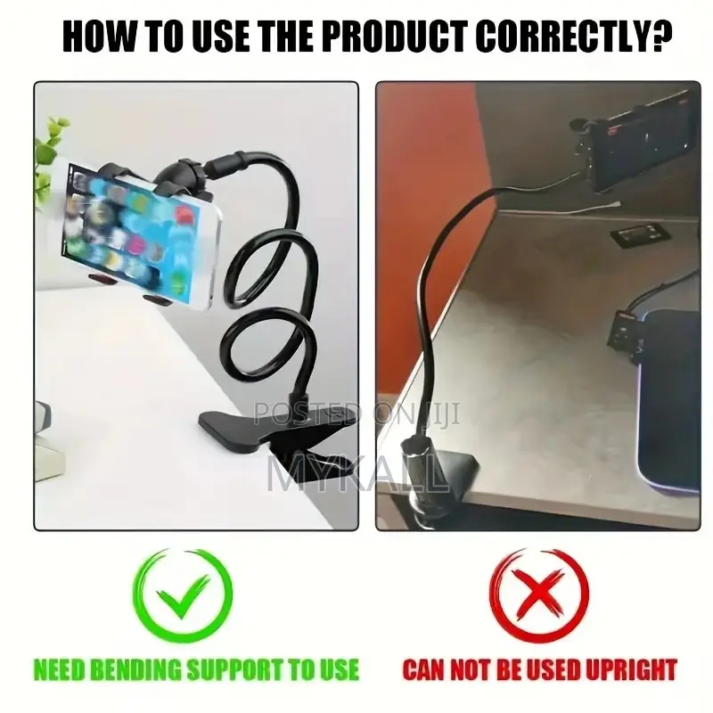 Lazy Mobile Phone Holder Universal Version Double Clip Phone Holder