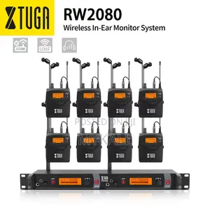 Xtuga Rw2080 Half Metal in-Ear Monitor Wireless System