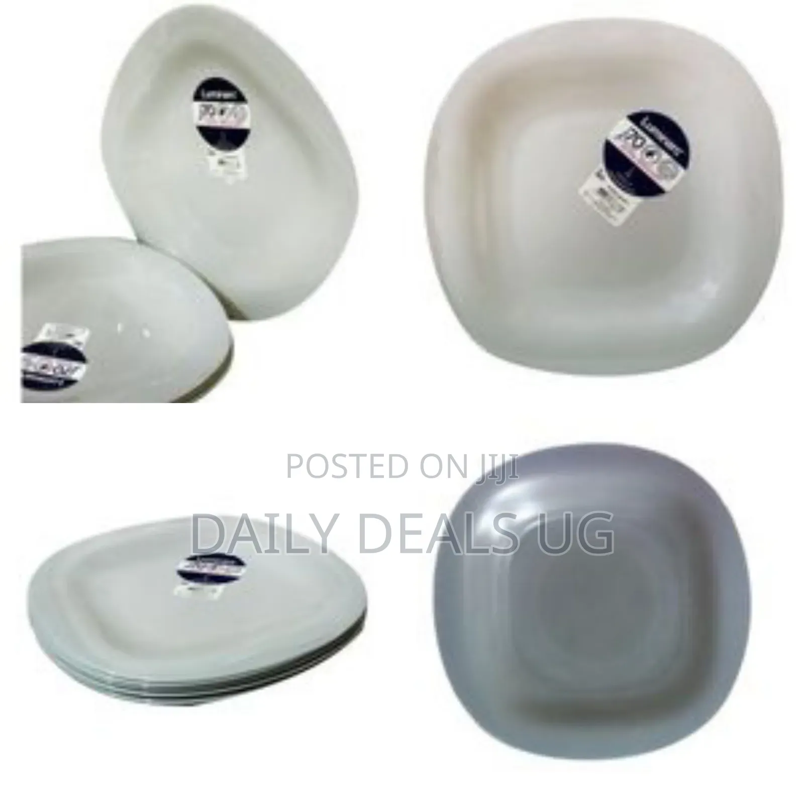 6pcs of Luminarc Plates