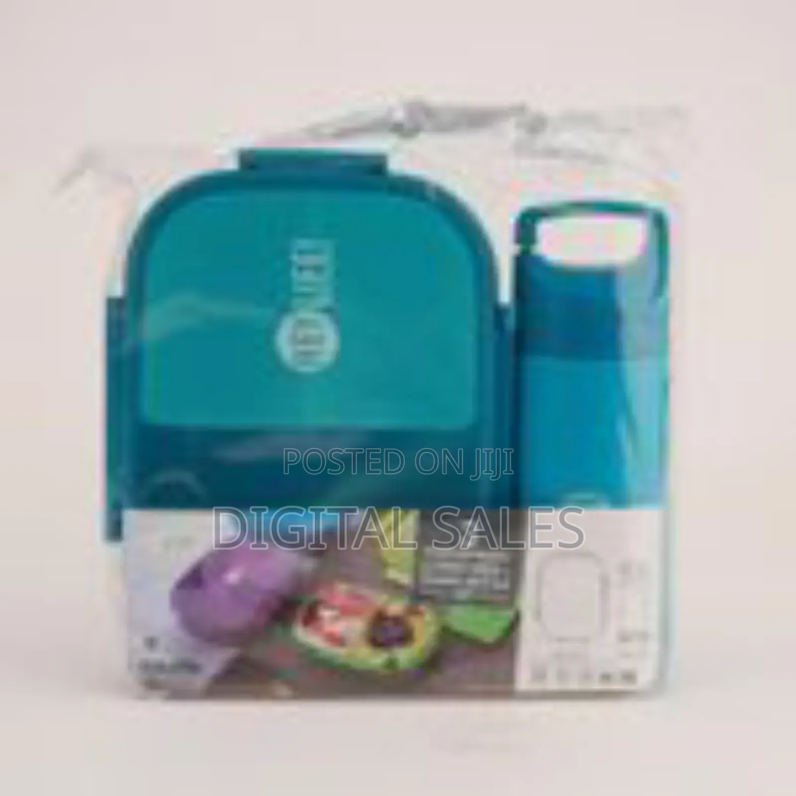 Leak Proof 3 Compartment Lunch Box With Bottle (350 Ml) Reusable