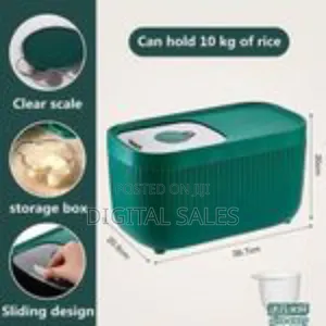 10kg Rice Bucket Insect-Proof Moisture-Proof Grain Storage Cereal