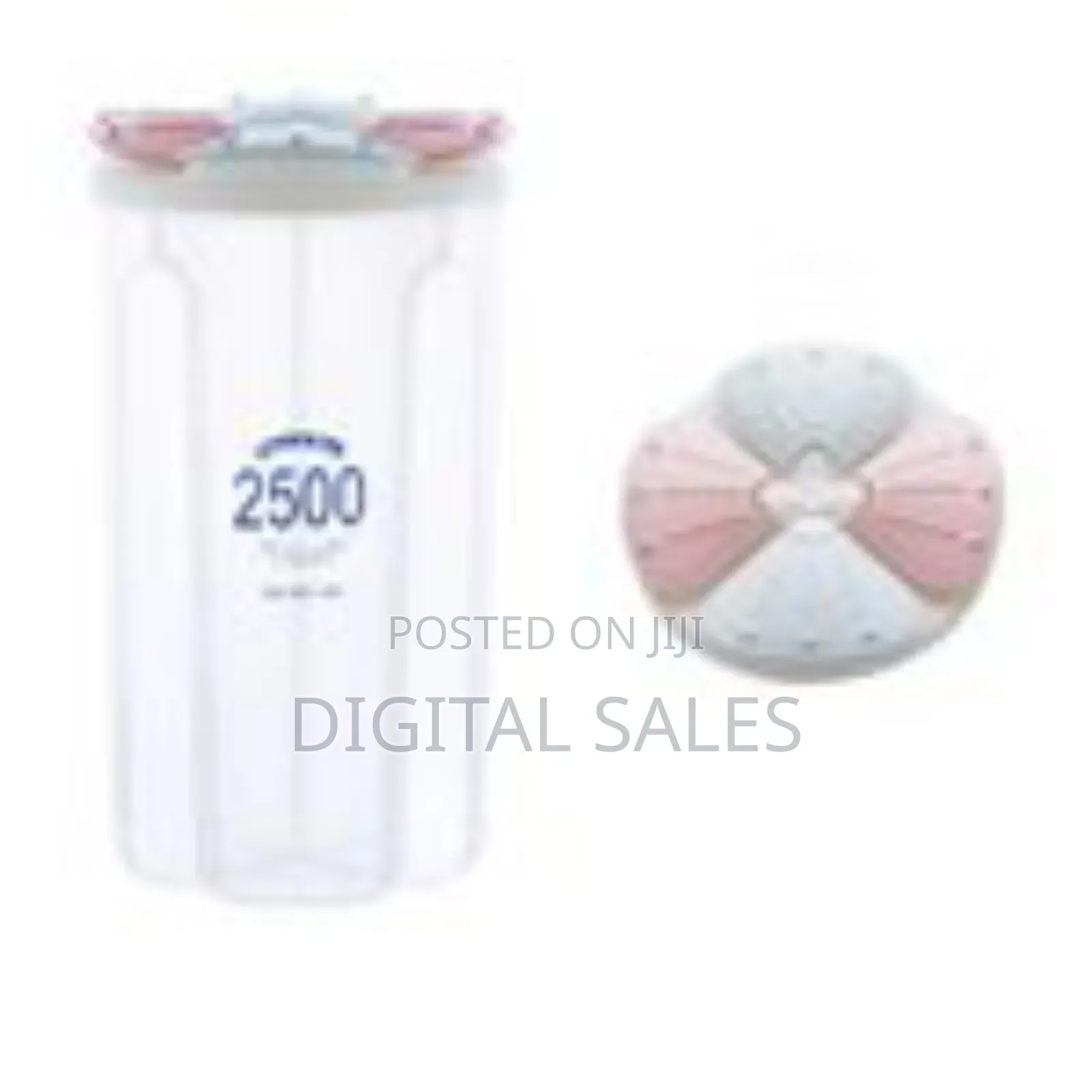 4 Section Cereal Food Dispenser Storage Jar Box Container Bin