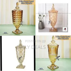 3l Glass Beverage Dispenser, Juice Tank, Family Dinner, Banquet