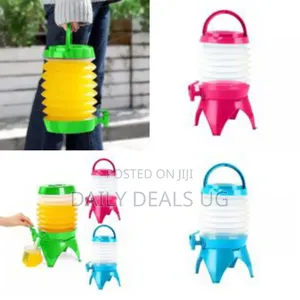 9l Collapsible Juice Beverage Dispenser Tub Water Container With Tap