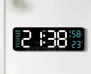 Jh8025 Led Electronic Digital Wall Clock Big Size